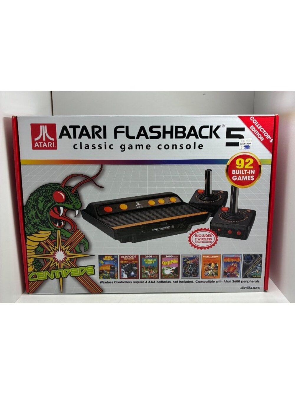 Atari Flashback 5 Classic Game Console With 92 Built-In Games & Two Wireless Con